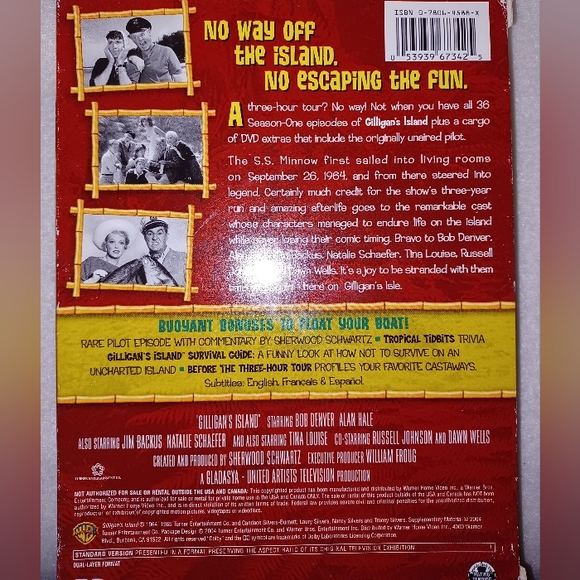 Gilligan’s Island First Complete Season DVD Set - Picture 6 of 7
